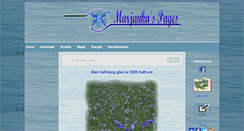 Desktop Screenshot of marjanka.nl